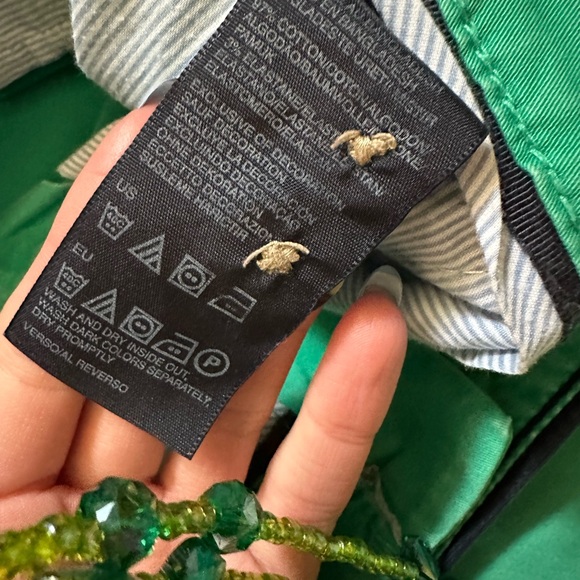 Tommy Hilfiger Green Cotton Pants - Picture 7 of 9